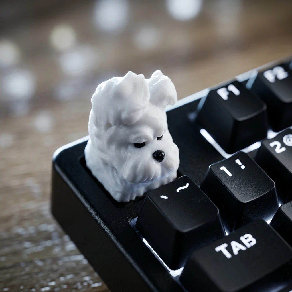 Scribbly Puppy Personality Mechanical keyboard keycaps Custom Keycaps Cross Axis PC Gaming Keyboard Peripherals Collection Gift