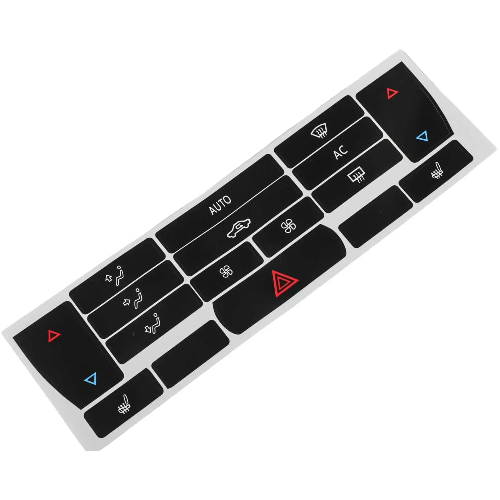Button Restoration Climate Control Decals Light Penetration Reduction Practical Use Push Button Type For SAAB 9-3 2003-07
