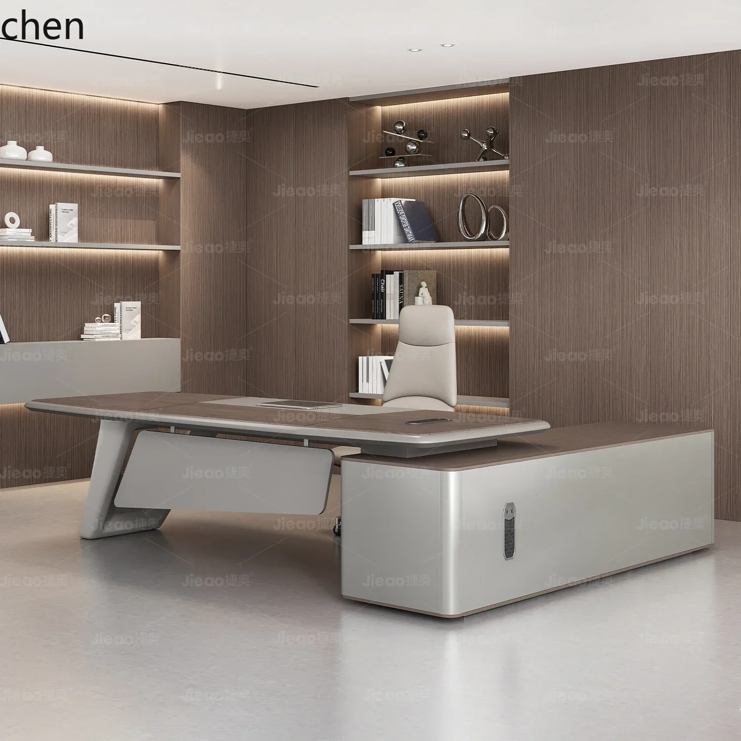 

T20- Office Desk and Chair Set Executive Desk Simple Modern Office Furniture