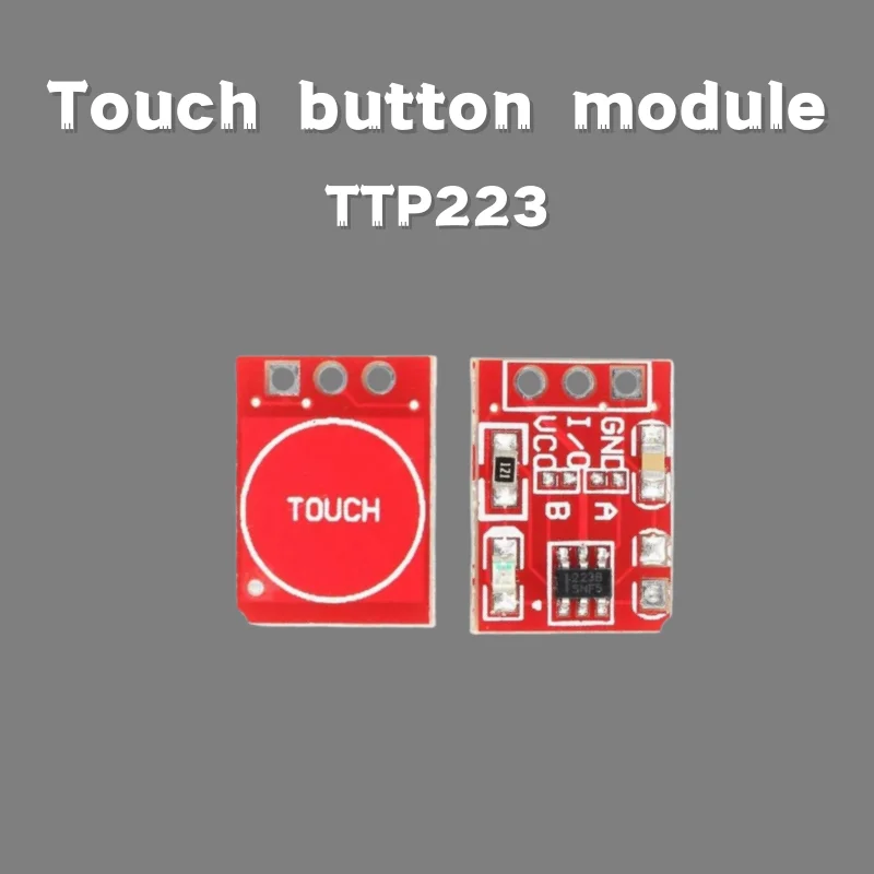 1/5/10pcs TTP223Touch button module, self-locking, inching, capacitive, switch, single-channel modification