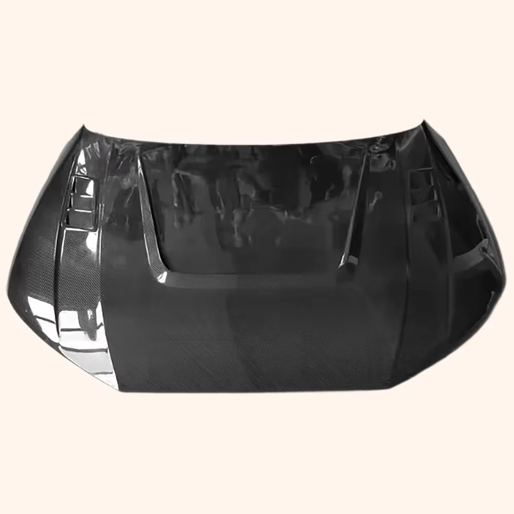 For A4 S4 RS4 B9 17-19 Carbon Fiber ADL Style Front Vented Cooling Hood 2