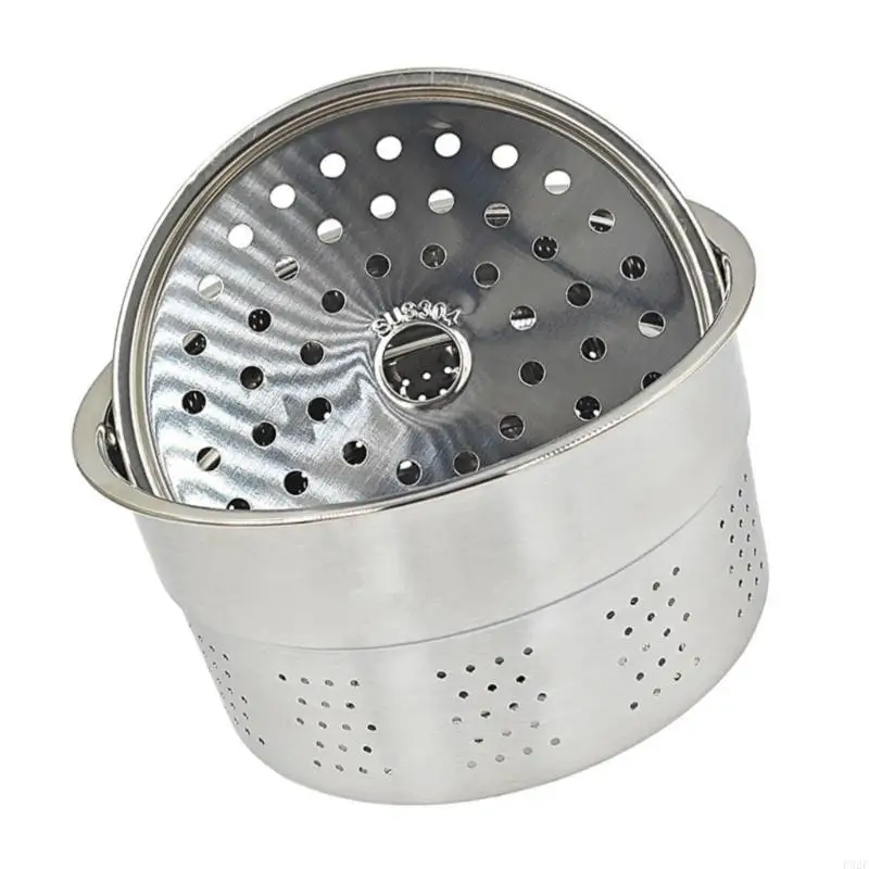 Cestino piroscafo F92F con manico comodo adatto per le verdure a vapore