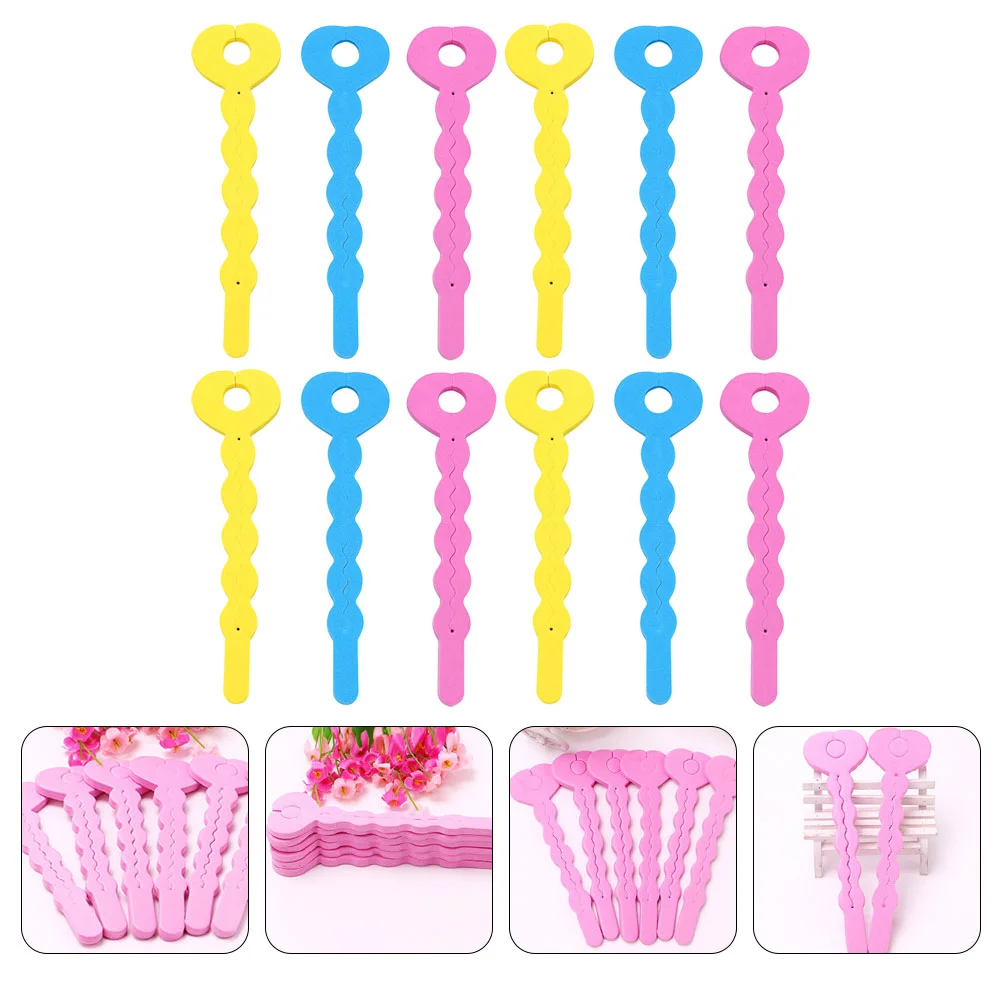 

24 Pcs Hair Rollers Sponge Curling Iron Curls Bar Hairdressing Tool DIY Styling Curler Stick Miss