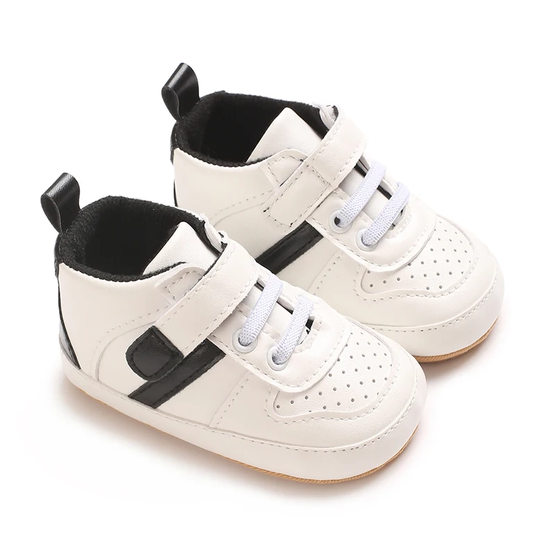 Children's Sneakers Kids Fashion Design White Non-slip Casual Shoes Boys Girls Hook Breathable Sneakers Toddler Outdoor Shoes