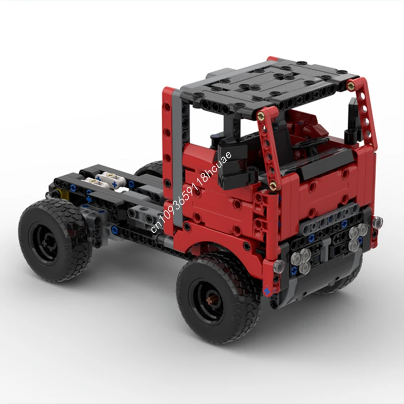 487 Uds. MOC Azov camión todoterreno modelo técnico bloques de construcción niños DIY creativo montar juguetes de ladrillos Modulares regalos de navidad