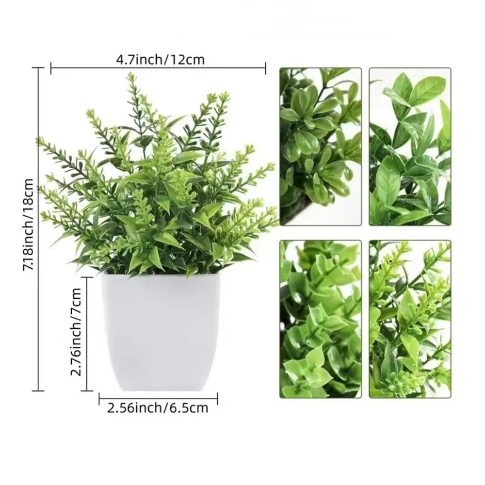 Energetic Artificial Bonsai Vivid Decorative Non-fading Greening Table Centerpieces Imitation Plants Office Decor