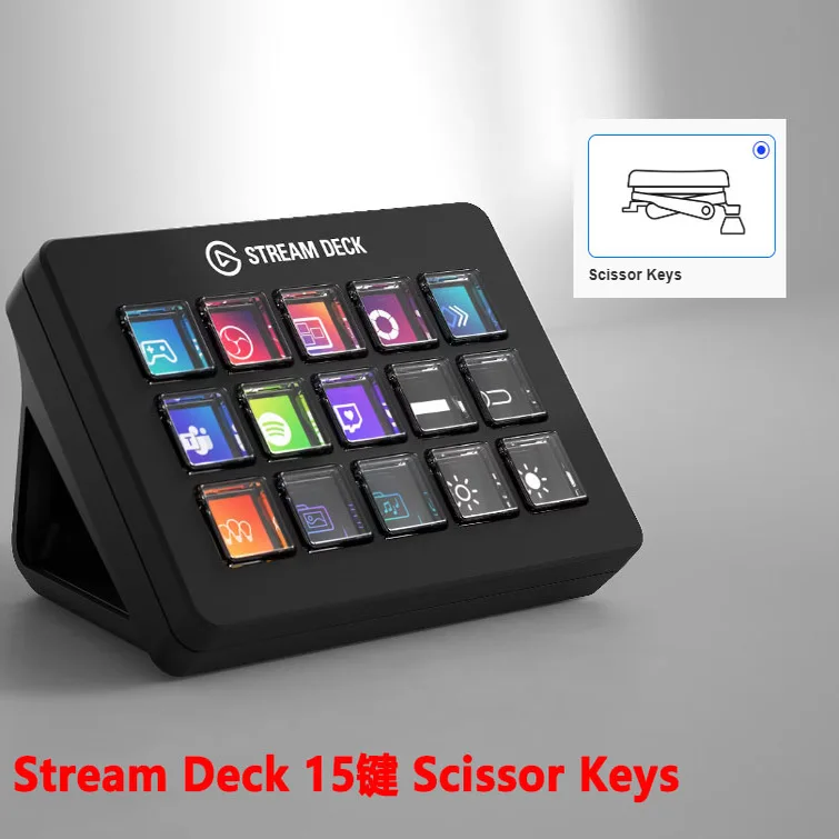 

Elgato Stream Deck + XL 32-key 15-key live console macro keys programmable shortcut keyboard