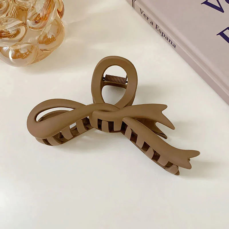 13CM Matte Haarspangen Vintage Schleifen-Haarklammern Krabben-Haarspangen Haarschmuck für Frauen Haar-Accessoires Haarspangen – Detail 6