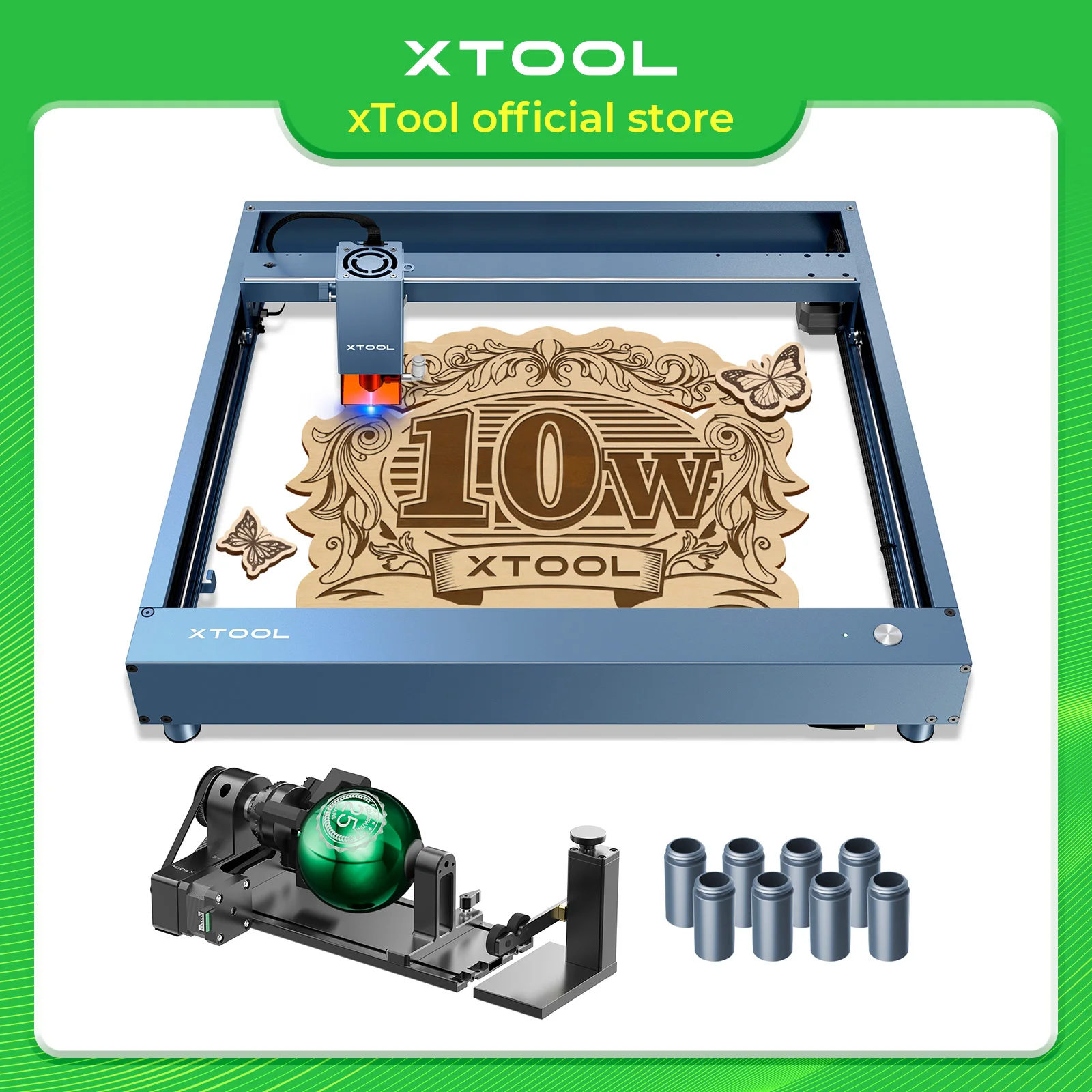 

xTool D1 Pro 10W Laser Engraver Laser Engraving Machine (Please check the bundle for more options)