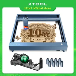 Xtool d1 pro 10wレーザー彫刻機、彫刻機 (その他のオプションのバンドルを確認してください)