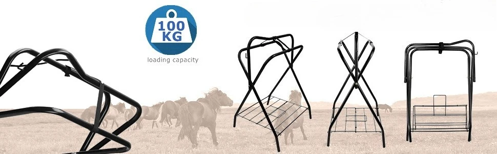Active Folding Display Stand Saddle Equipment Equestrian Supplies Saddle Shelf