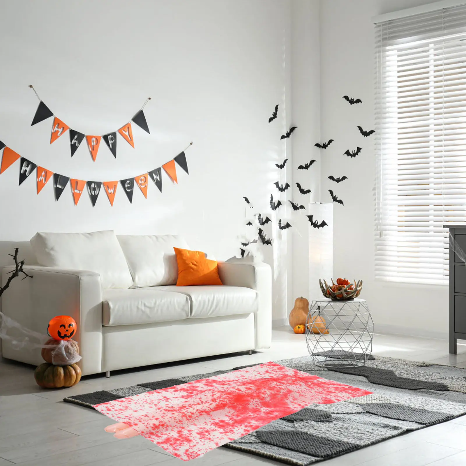 

1 Set Realistic Corpse Decoration Bloody Cover For Halloween Party Haunted House Outdoor Indoor Scary Setup Spooky Decor Creepy