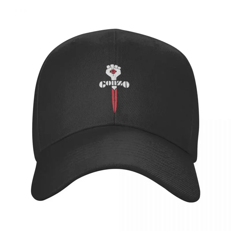 Gonzo Symbol Hunter S Thompson Baseball Cap Luxury Brand summer hat custom Hat Hood Mens Hats Women's