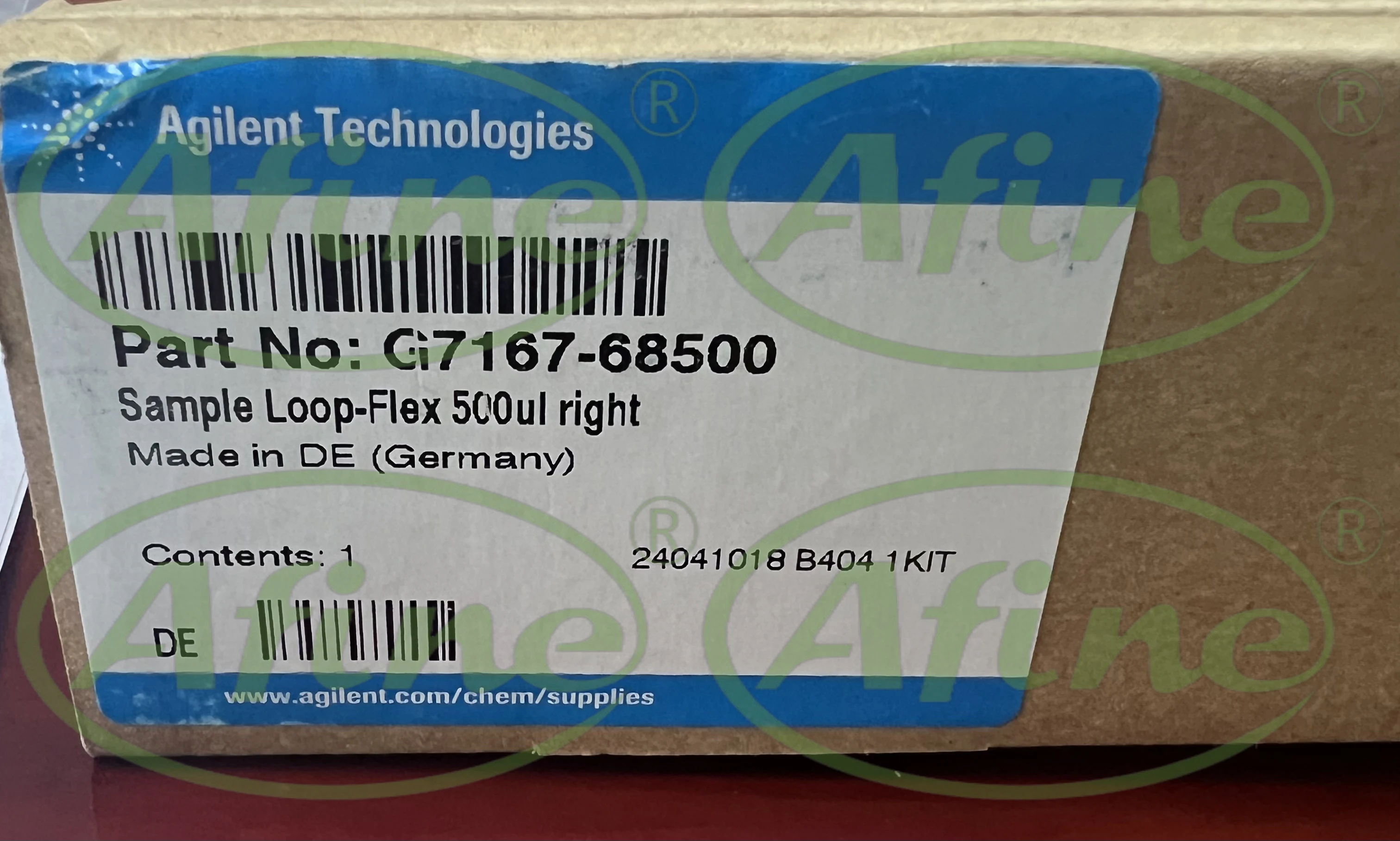 AFINE Agilent Quantification Loop Capillary, G7167-68500 Stainless Steel 500 µL for G7167A/B Multisampler Dual Needle Tip