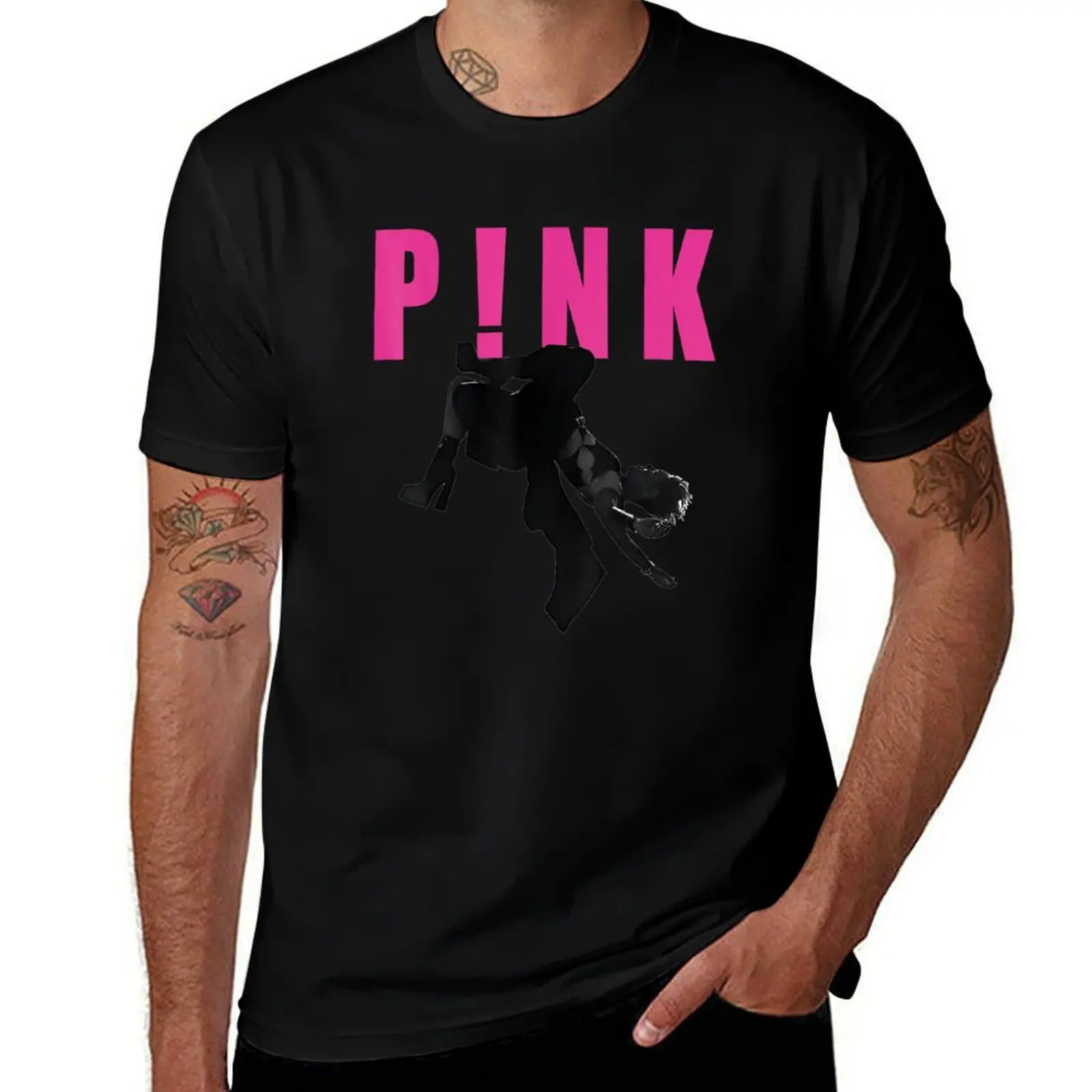 

Pi n k P!_nk P nk , Summer Tour T-Shirt men t shirt cotton 100% funny t shirts dark humor T-Shirt