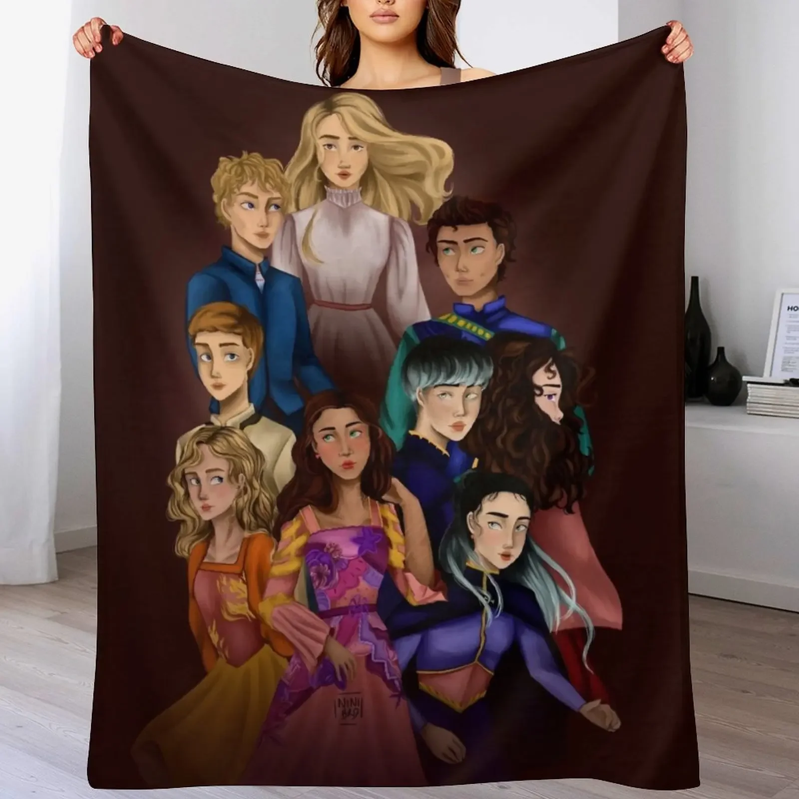 

The Team Throw Blanket Soft Big Decorative Beds Decorative Sofa Luxury Brand Blankets