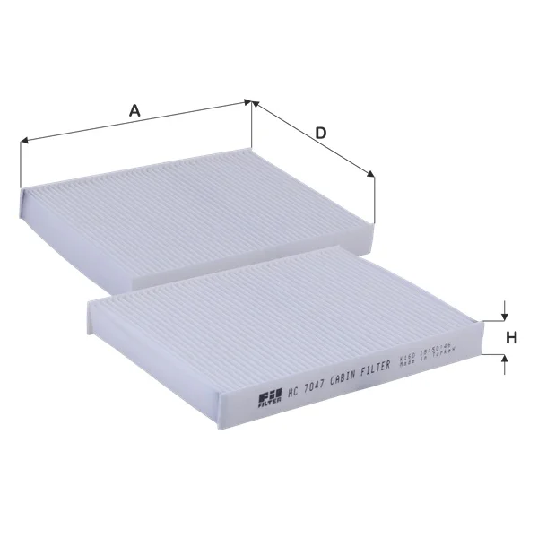 Store code: HC7047 interior pollen filter DOBLO 1,2 1,4 1,3JTD 1.9jtd 1.9jtd 01 = point 1,8 1.9jtd 04 =