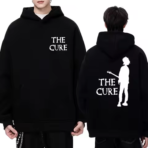 2025 New in THE CURE Rock Band Boys Don't Cry album printed Hoodie Men women vintage hip hop streetwear Unisex Fleece pullover