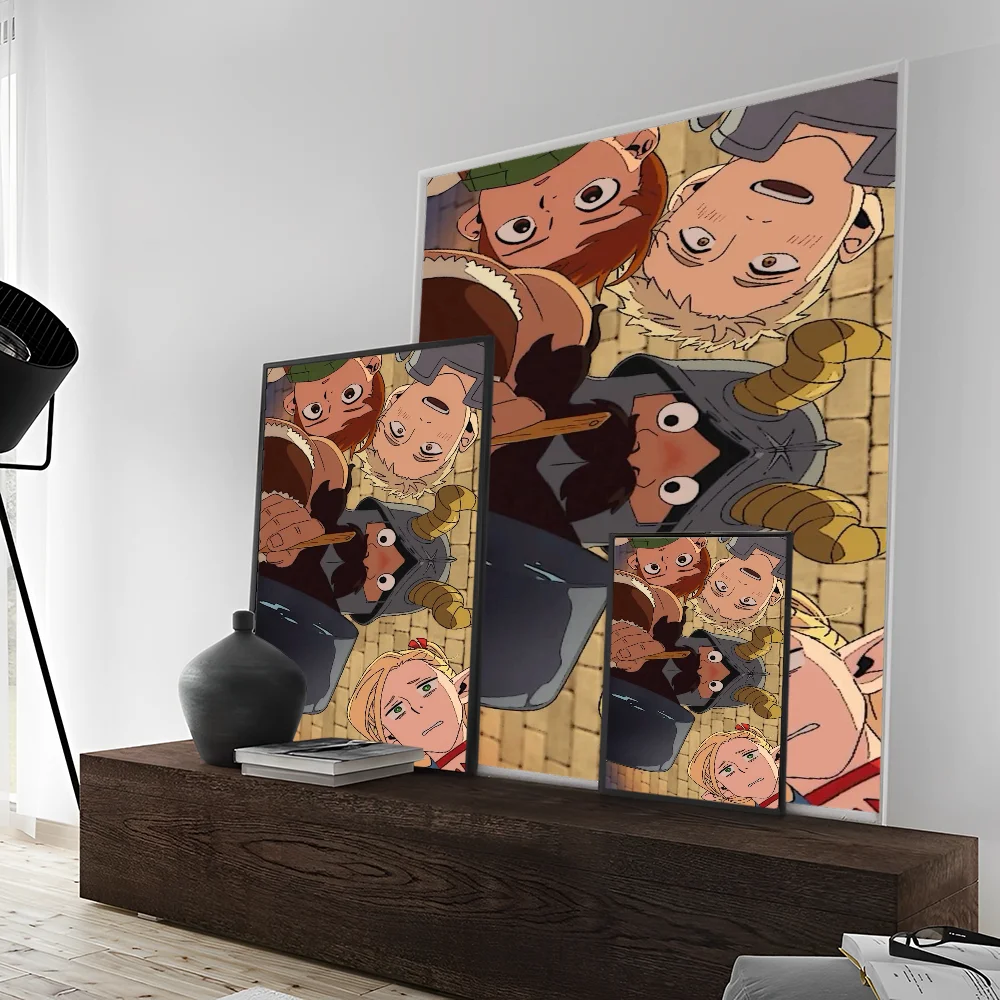 Delicious in Dungeon Classic Vintage Posters Whitepaper Prints Posters Artwork Kawaii Room Decor