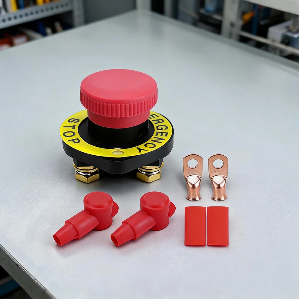 12V 24V 300A For Battery Disconnect Switch with Solid ABS Enclosure and High-Performance Copper Terminals for Vehicles