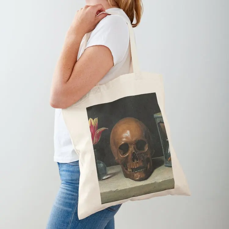

Memento Mori Stoic Still Life with a Skull by Philippe de Champaigne Tote Bag shopper bags Canvas bag tote bags aesthetic