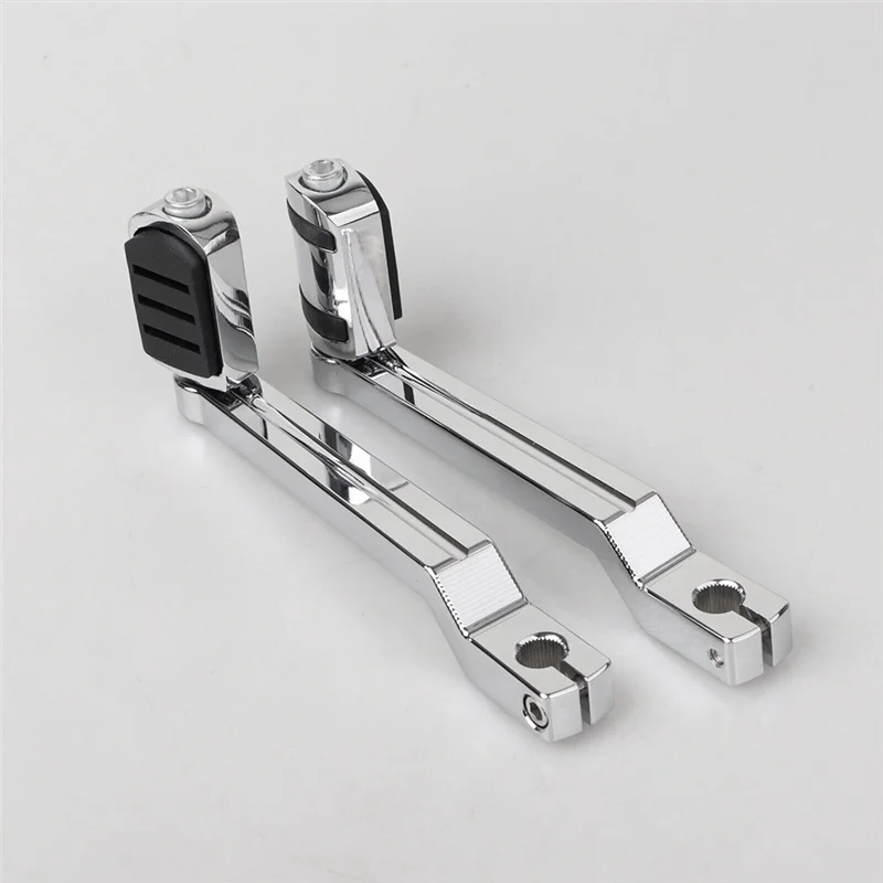 

Chrome Heel Toe Shift Lever Shifter Pegs Replacement Parts For Softail Fat Boy Road King