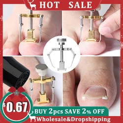 Correttore incarnito fissatore per unghie dei piedi Clip per raddrizzare le unghie in acciaio inossidabile Paronychia Cure Relief Pain Pedicure Tools assistenza sanitaria