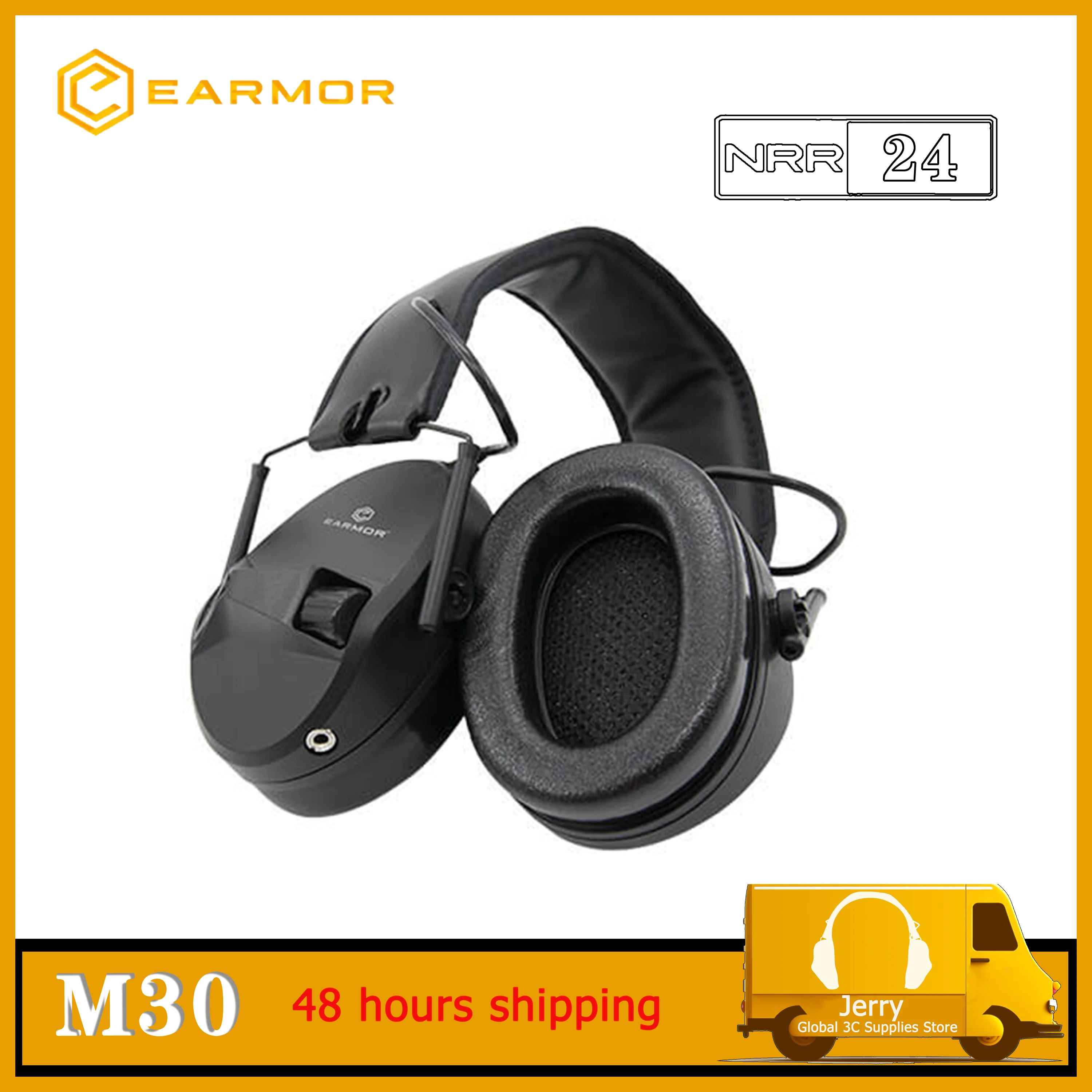 

EARMOR M30 Tactical Electronic Shooting Ear Protection, Noise Canceling Headset, Hearing Protection, Outdoor hunting Ear Muffs