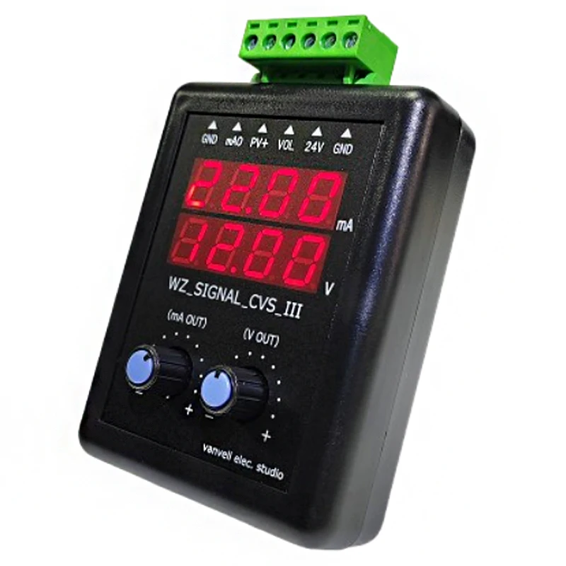 Nuevo Generador de Señales 0-20mA 0-10V, Fuente 0-12V 0-22mA, Transmisor de Corriente y Voltaje 24V, Calibrador WZ-SIGNAL-CVS-III