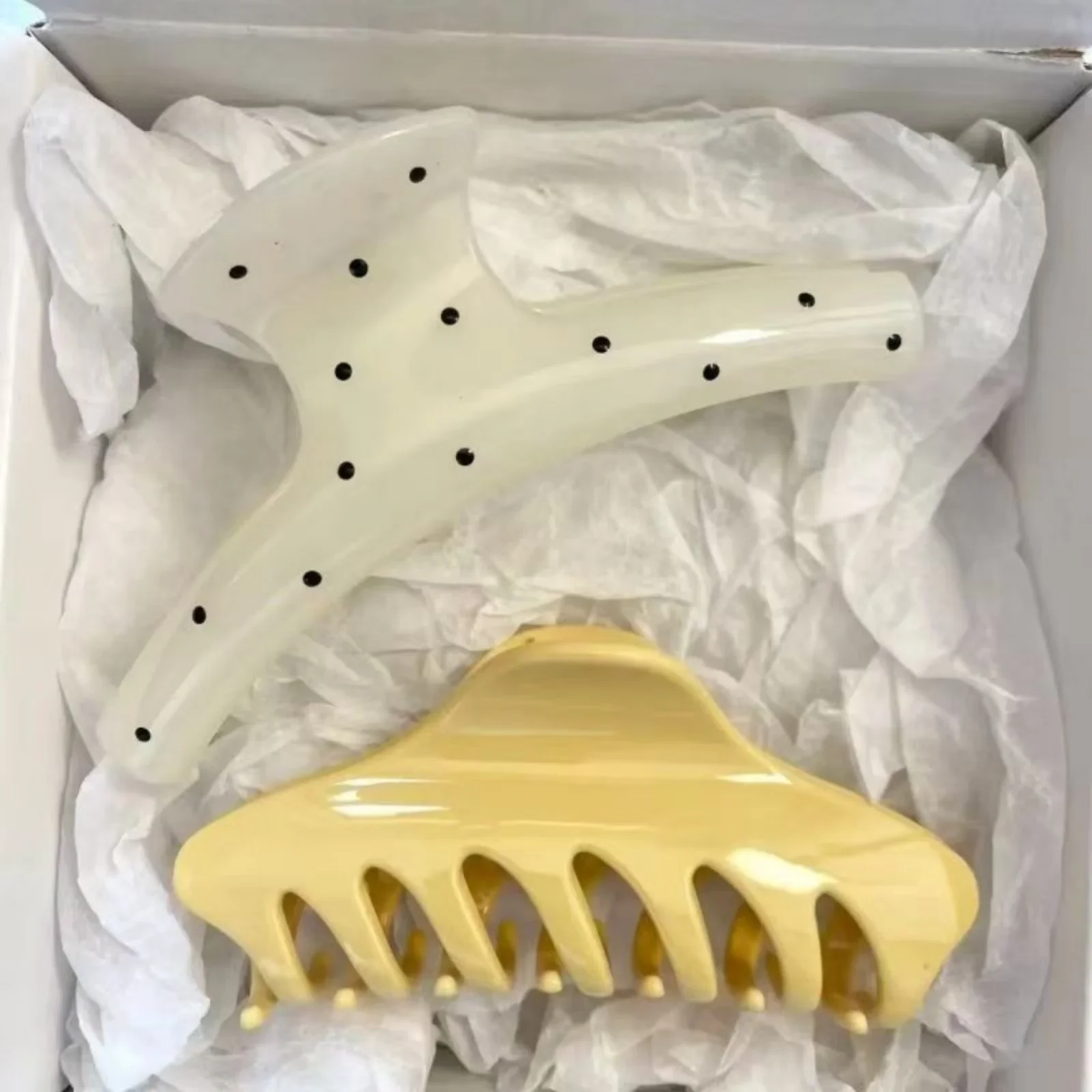 

1 шт. Женские геометрические заколки для волос, прозрачный акриловый материал, модные заколки для стильных повседневных и праздничных образов