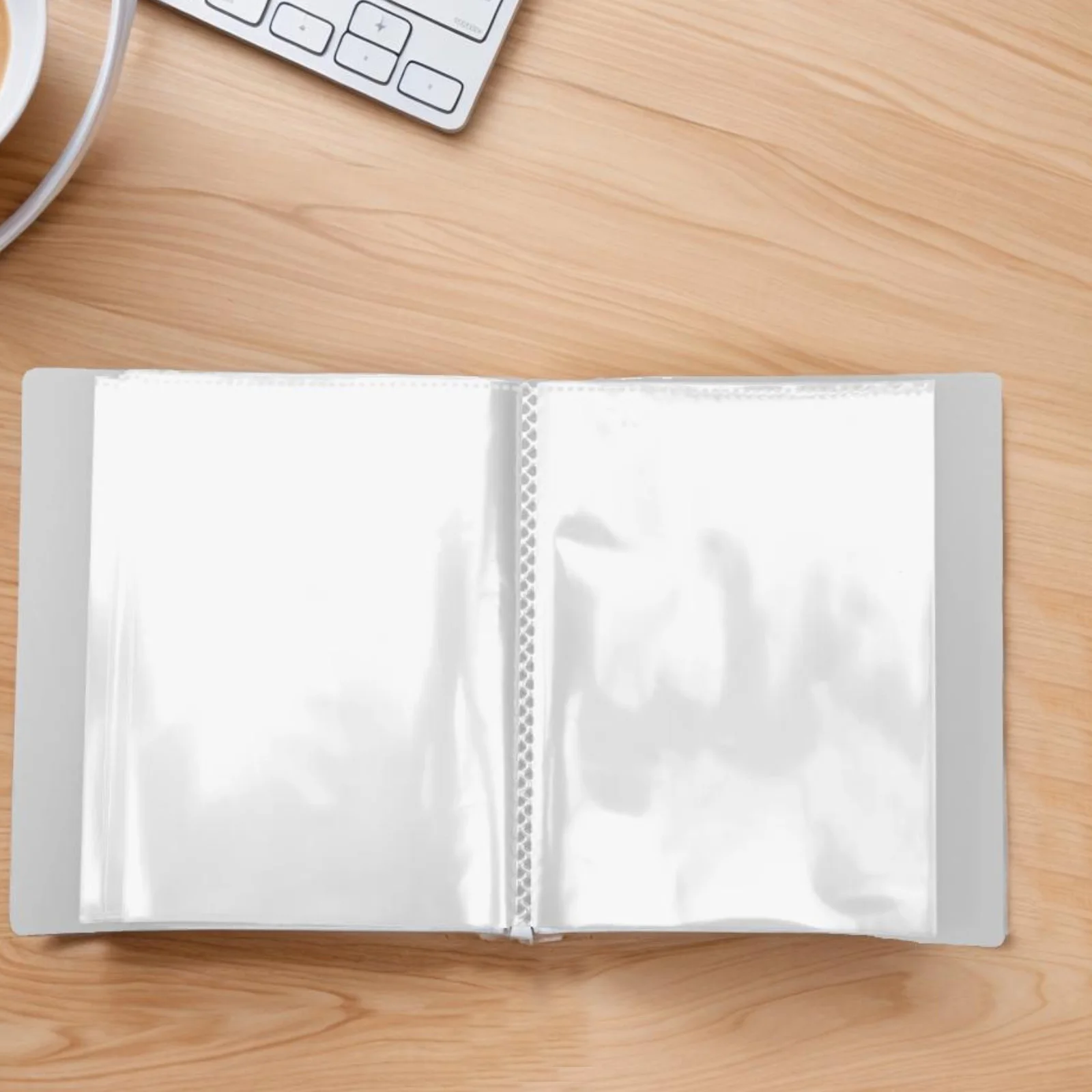A6 Information Booklet Waterproof 4x6 Clear Photo Album With 40 Pockets Transparent Fresh Folders Material File Folders