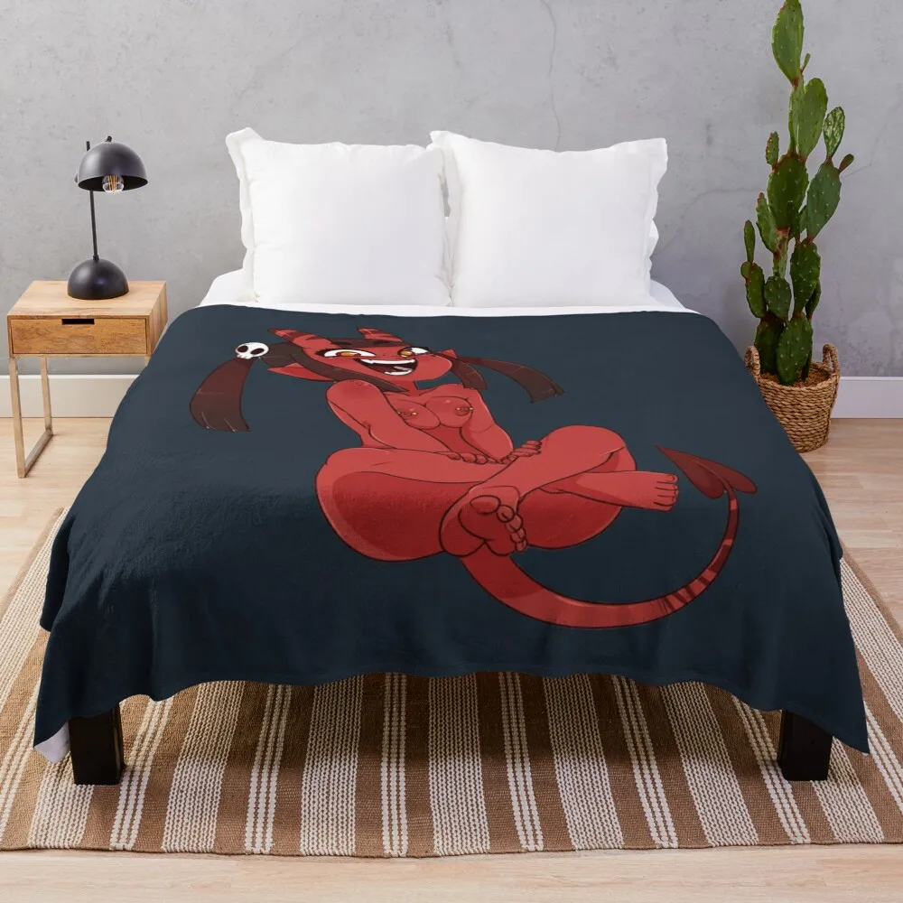 

Meru the succubus Meru the succu65 Throw Blanket Personalized Gift blankets and throws Hair Blanket