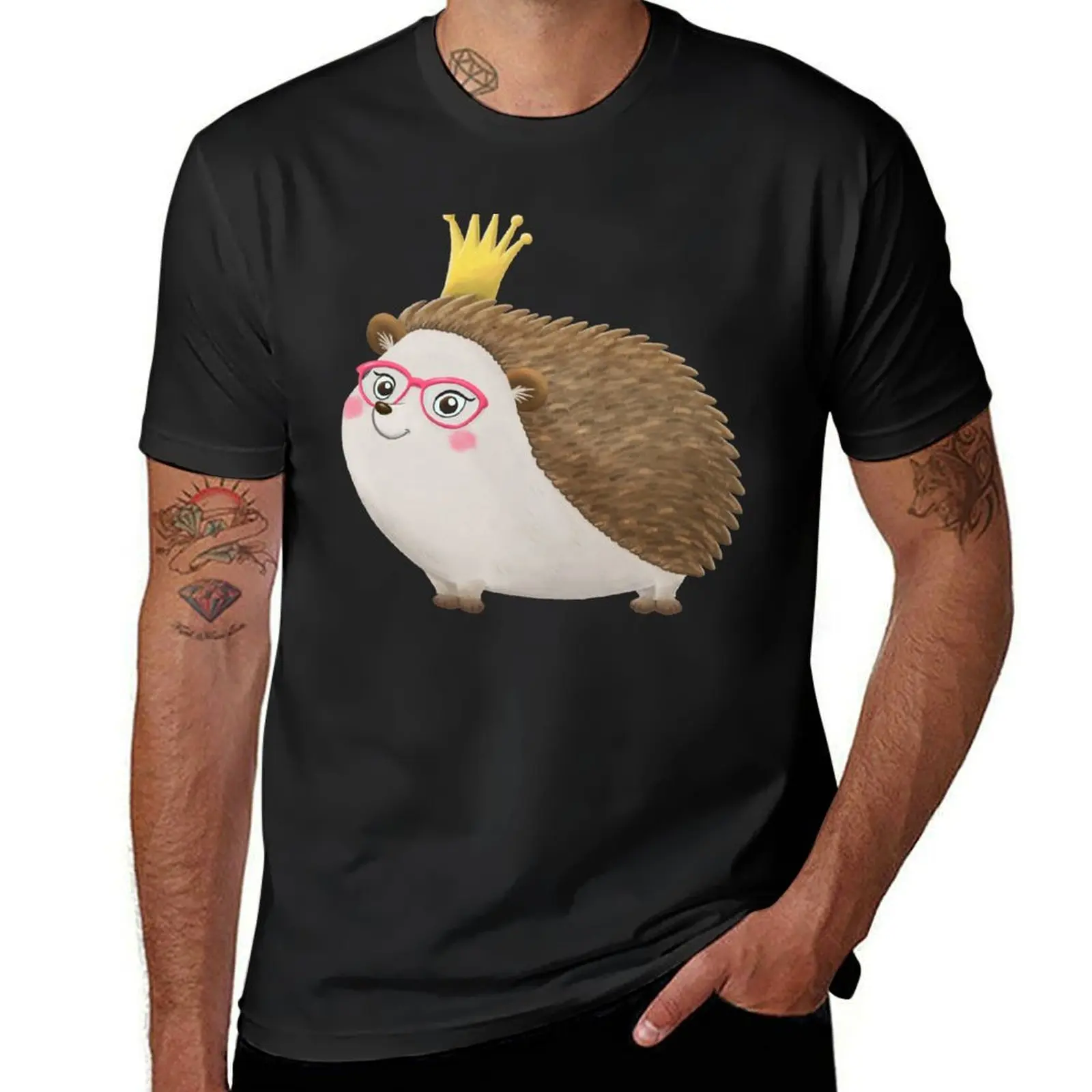 Queen Hedgie (no background version) T-Shirt customs design your own summer tops men clothes