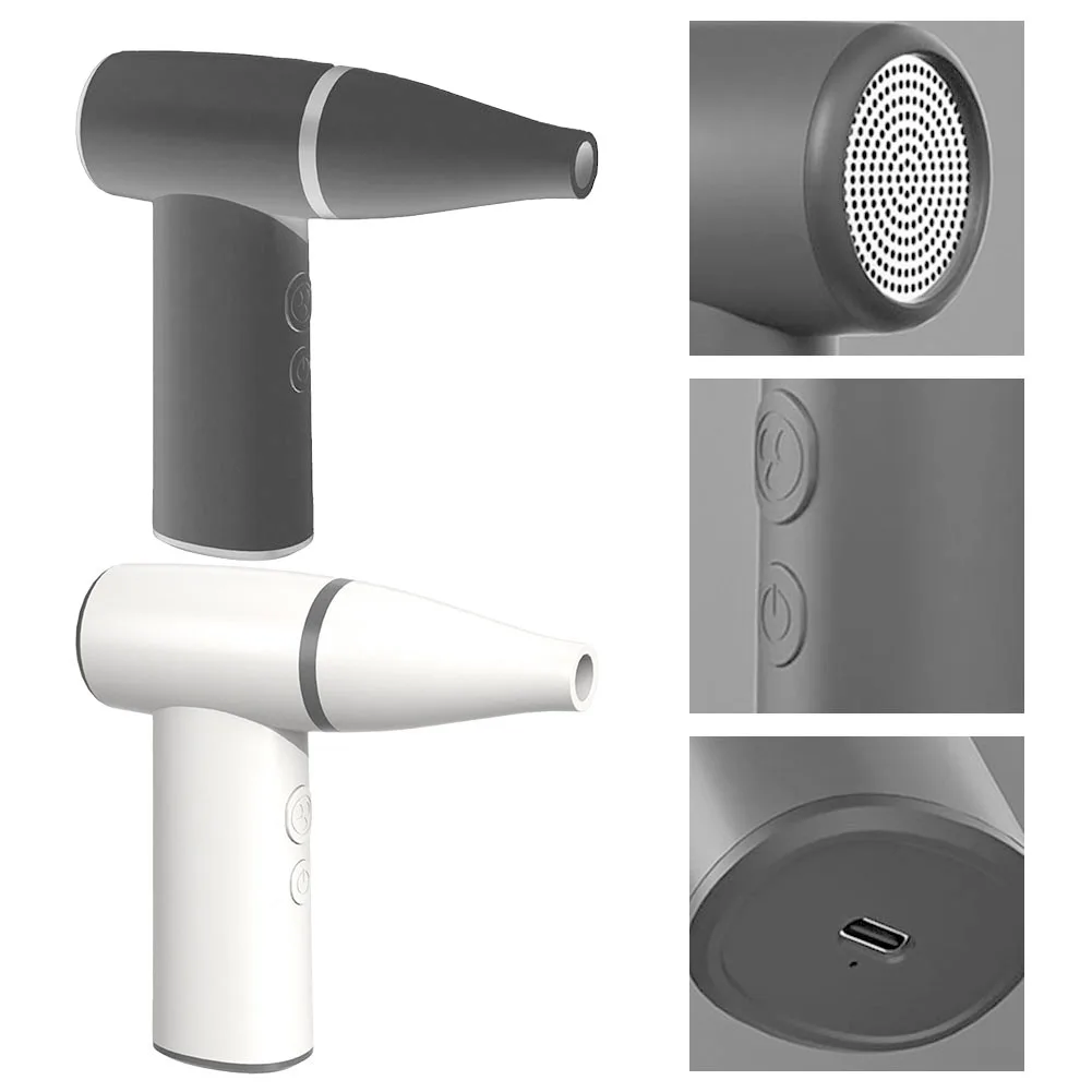 Cordless Air Blower Portable Duster 100000RPM Motor 4 Adjustable Modes Alternative To Compressed Air Ergonomic Shape
