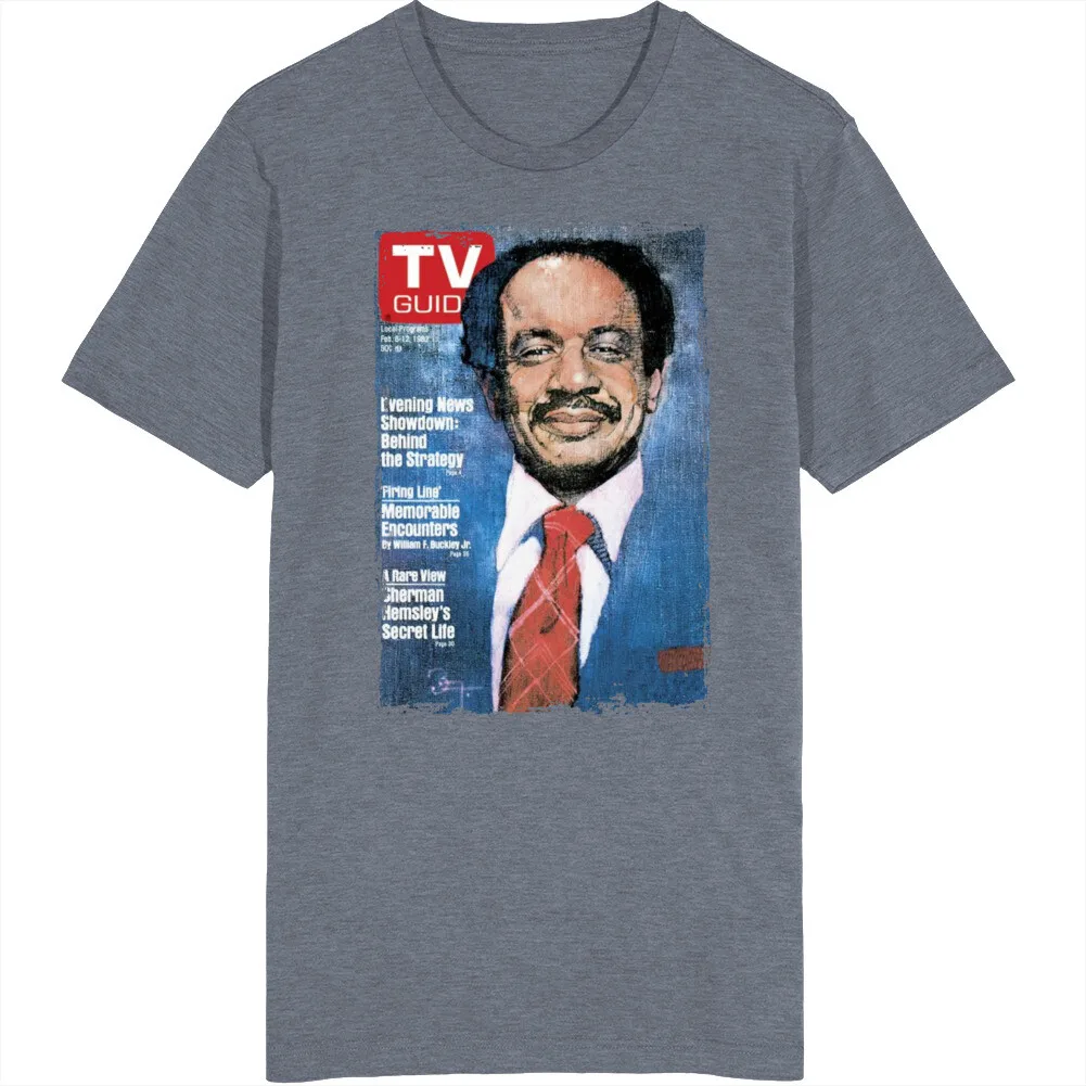 Футболка с обложкой телевизионного журнала The Jeffersons Sherman Hemsley Футболка с обложкой телевизионного журнала The Jeffersons Sherman Hemsley