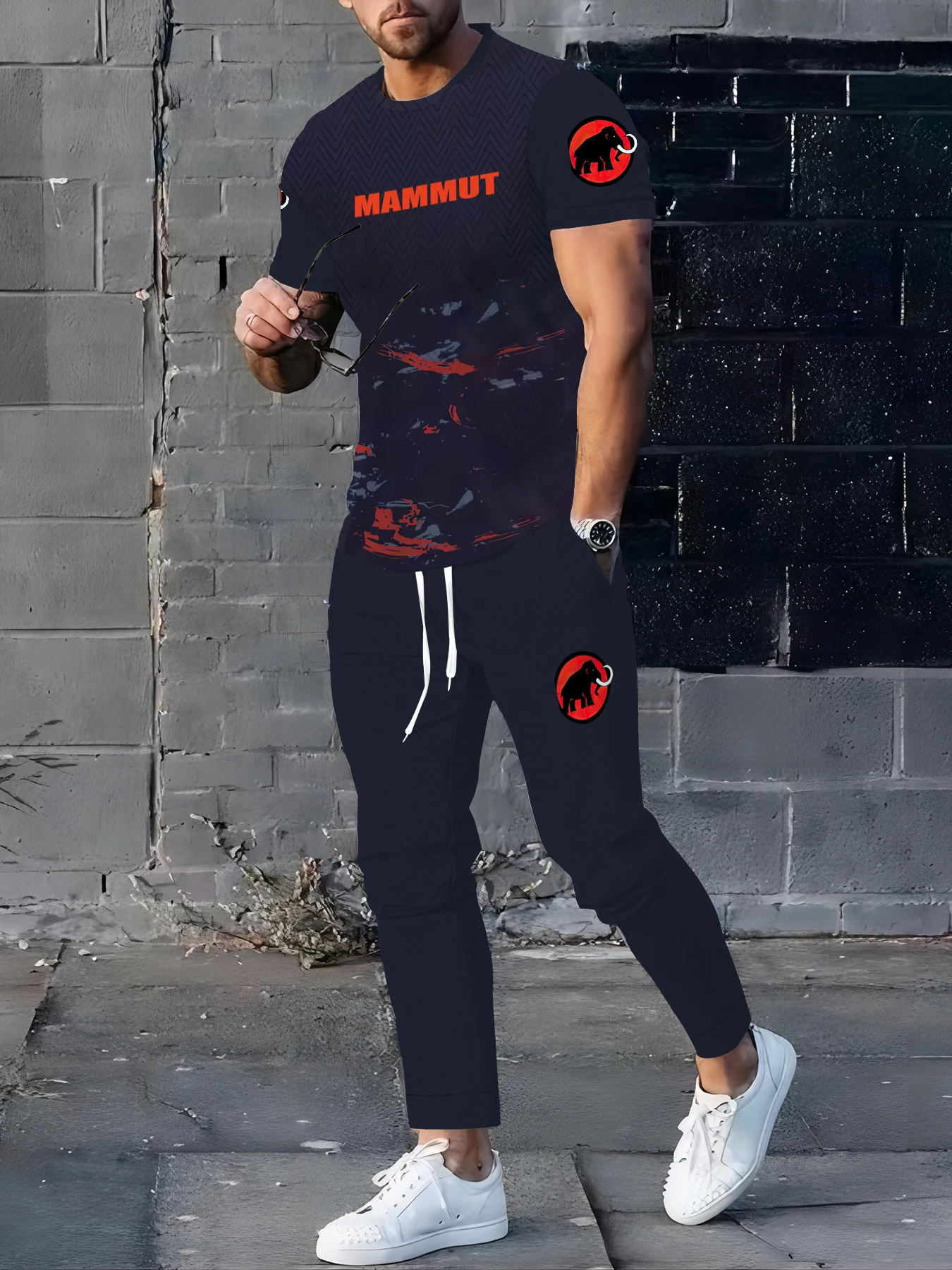 

Summer 2025 Bestseller Outdoor quick-drying sportswear men's set casual and fashionable street men's wear