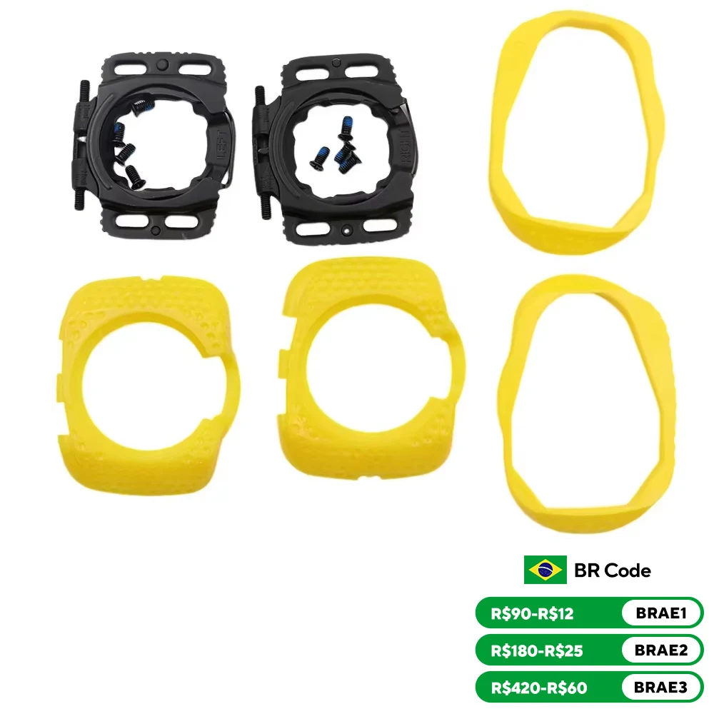 1 par de liberação rápida sapatos de ciclismo caso grampos auto-travamento pedal capa protetora aerodinâmica para wahoo speedplay zero