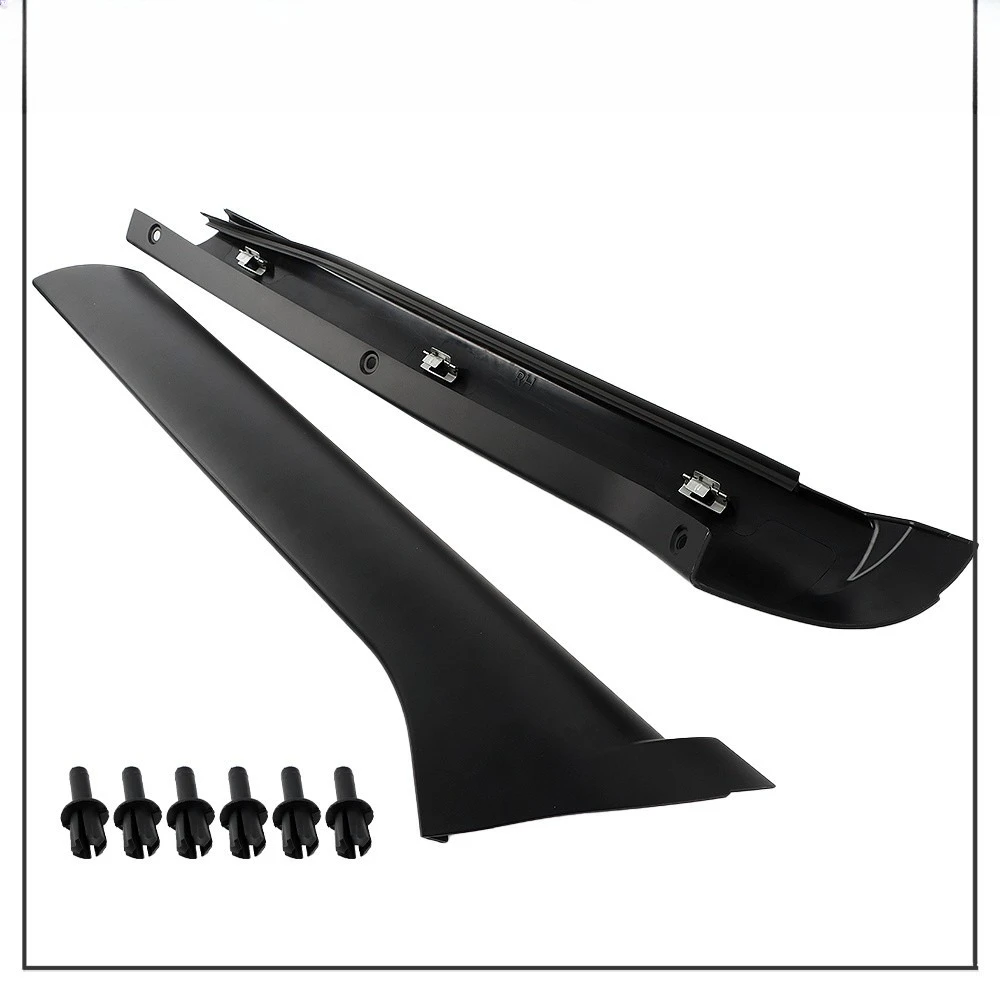 

Left & Right Windshield Outer Trim Pillar Molding For Land Rover Discovery 99-04