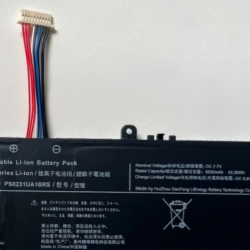 New PS0231UA1BRS 7.7V 43.36Wh 5830mAh Laptop Battery For Toshiba Dynabook PS0231UA Netbook Tablet PC