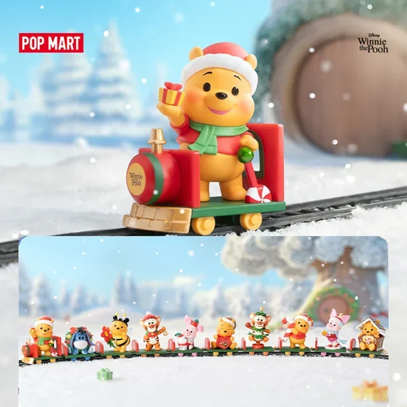 

POP MART Disney Винни Пух Подарочная поставка Серия Слепая коробка Игрушки Kawaii Аниме Фигурка Caixa Caja Сюрприз Mystery Box