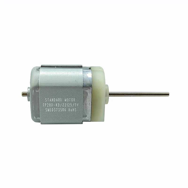 Стандартный FP280-KD/22125 Мини 24 мм Электродвигатель постоянного тока 12 В 12800 об/мин Длинный реверсивный вал Автомобильный дверной замок Дзеркало заднего вида Ремонт двигателя