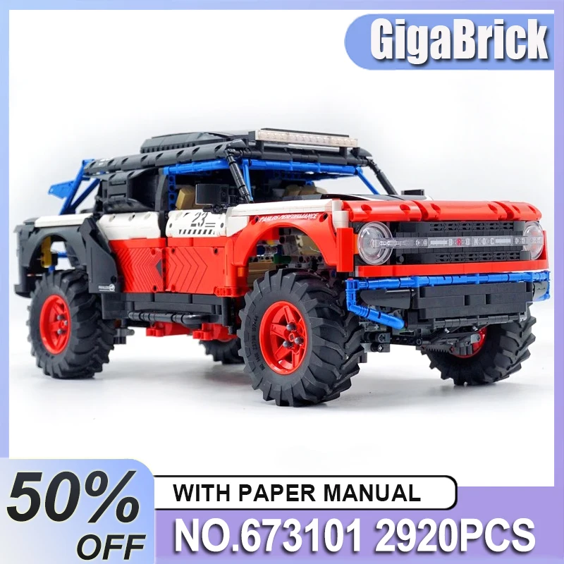 مكتب Orn PANLOS 673101 MOC تحصيل التقنية على الطرق الوعرة نموذج مركبة اللبنات الطوب لغز لتقوم بها بنفسك لعبة هدية الكريسماس طفل #2