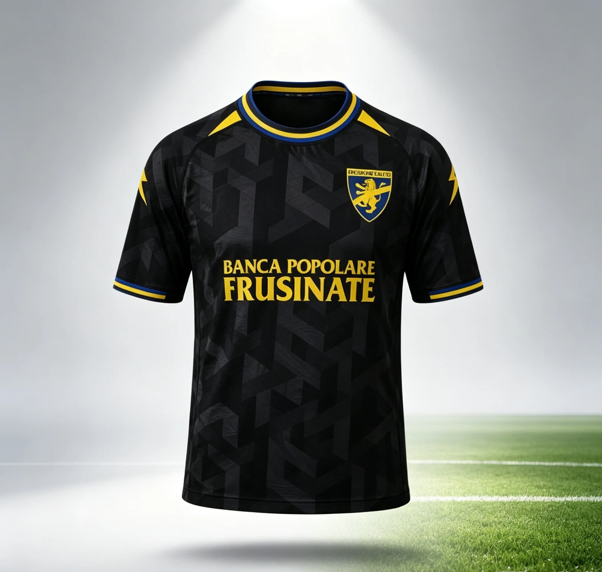 2026_27 Saison Frosinone Fußballtrikot, 3D-Druck Trikot T-Shirt, Herren Sommer-Trainings-Sweatshirt, atmungsaktiv, schnelltrocknend – Detail 2