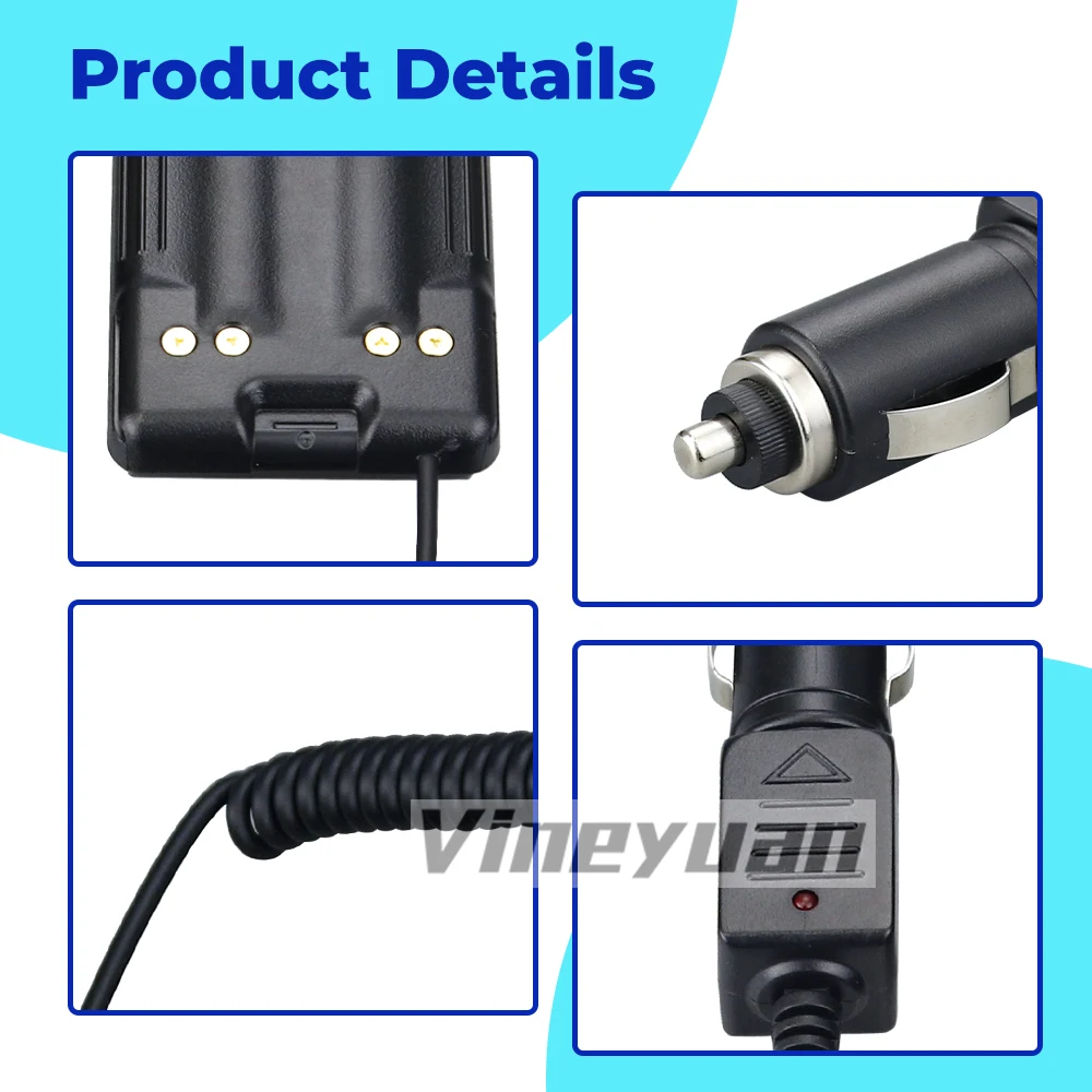 FNB-V67LI Battery Eliminator for YAESU FT60 FT60R Vertex VX120 VX160 VX170 VX180 VX420 VX210 Radio Battery Eliminator Charger