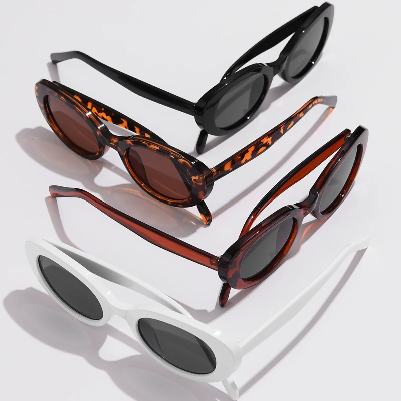 Protective Glasses Retro Oval Sunglasses Women Men Brand Designer Sun Glasses FemaleMulti Color Frame Lens Eyewear Driving UV400