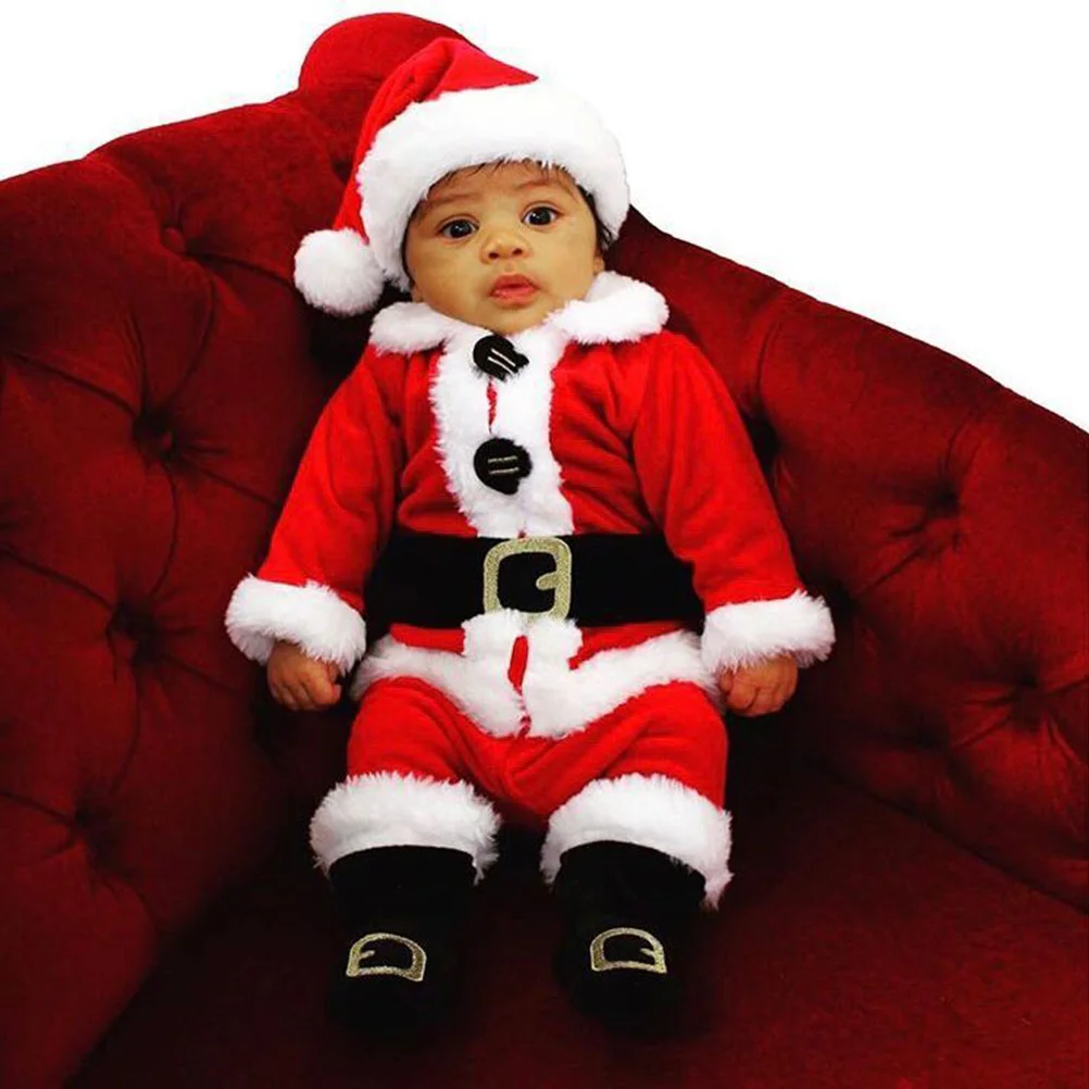 Outfits for Baby Boys Christmas Clothing Santa Claus Spring and Autumn Red Men Women