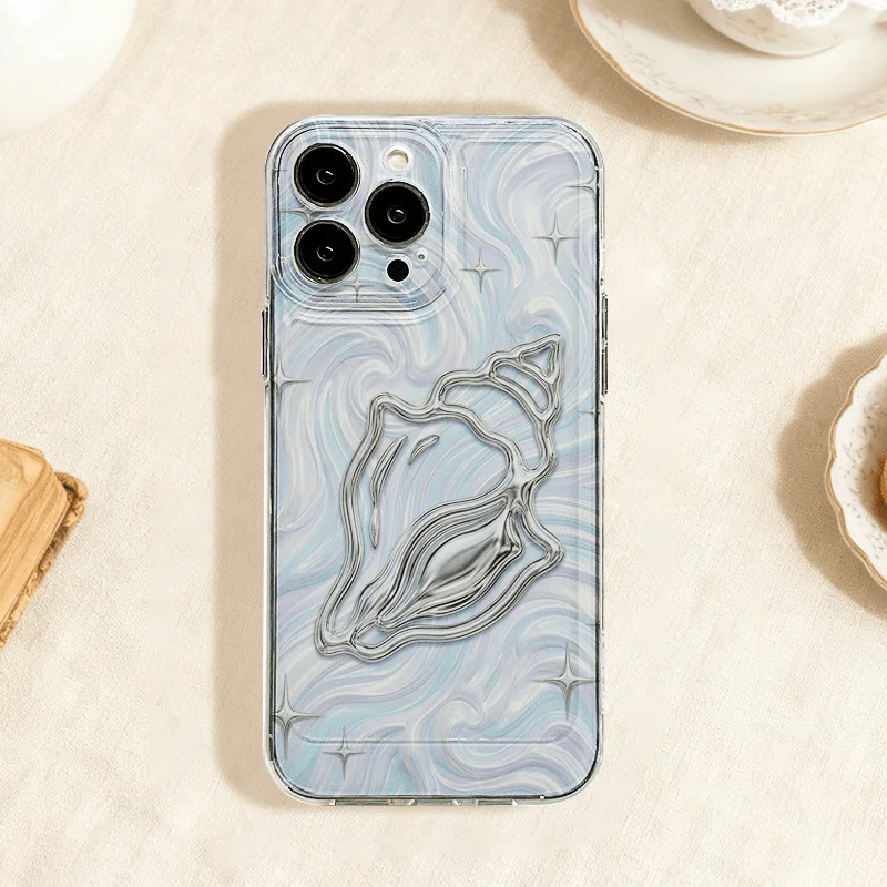 Art design streamlined pattern TPU soft phone case, suitable for iPhone 17/16/15/14/13/12/11, etc.