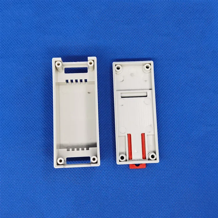 Pasokan DIN Rail Electric Shell Safety Barrier Isolation Module ABS Plastic Shell 4-26 4-26-1: 89X36X44MM Diy Case Control Box