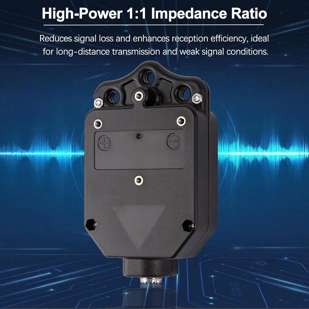 Antenna Balancing Converter 1:1 Antenna BALUN 1-54MHz 2000W Waterproof High Power Antenna Balun BLACK