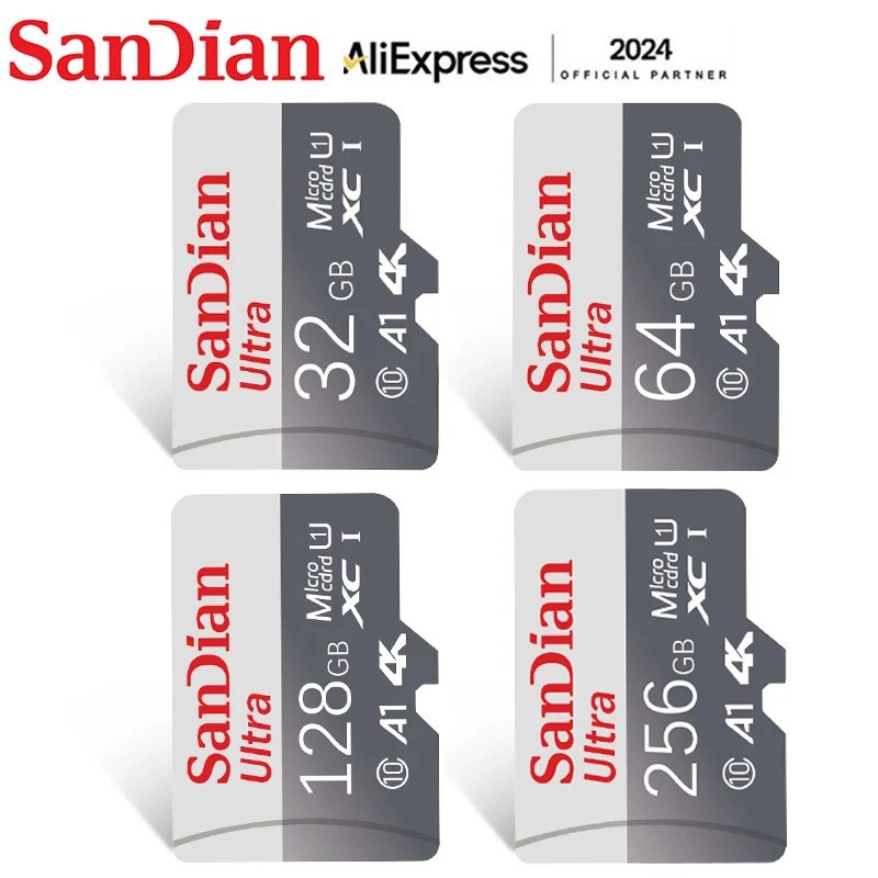 Original Memory Card Mini 128GB Micro TF SD Card Class 10 U3 4K Ultra High Speed SD TF Flash Card 1TB 2TB For Camera Phone Drone